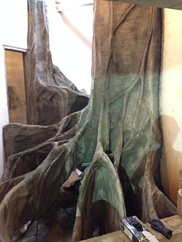 Slimy Scaly Spectacular, Mata Mata Enclosure (in progress); Zoo Atlanta